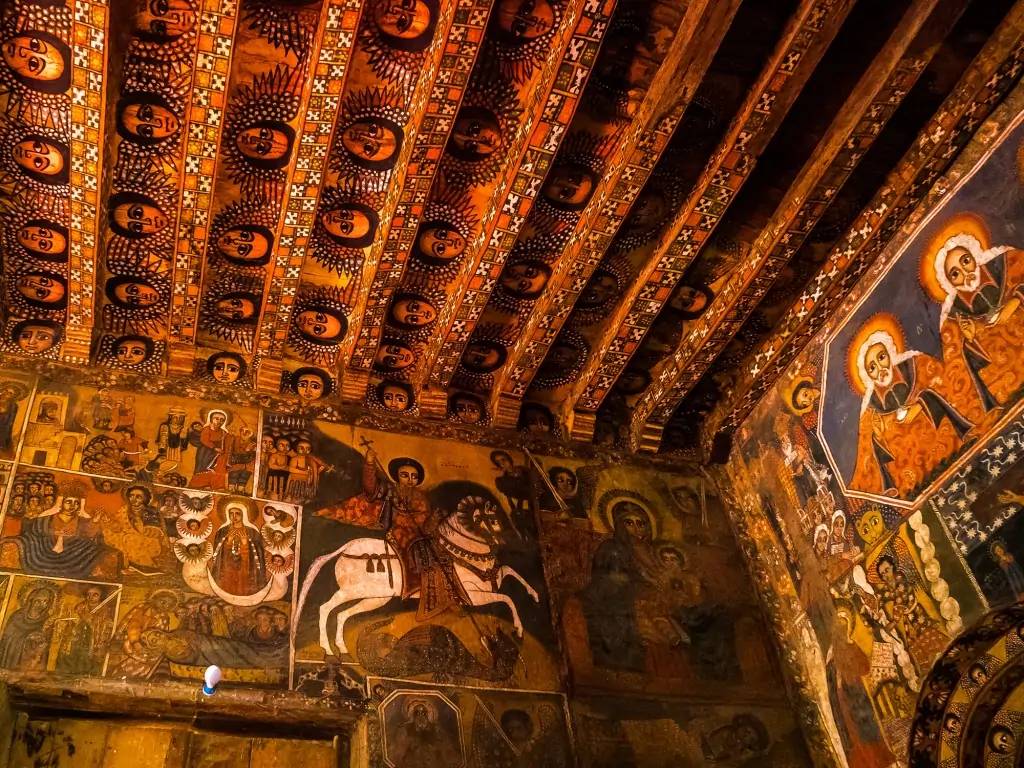 Monastère d’Ashetem Maryam et paysages Amhara
