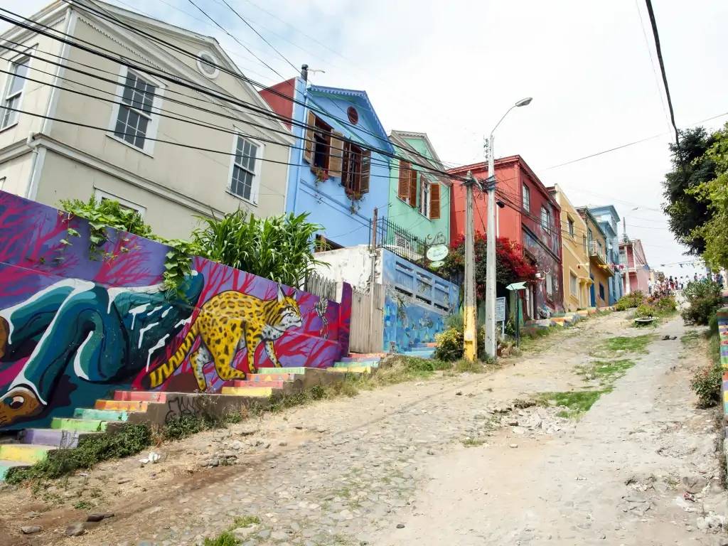 La ville colorée de Valparaiso 