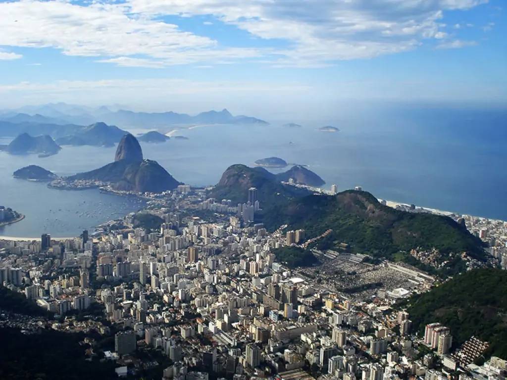 Le centre ville de Rio et le Pain de sucre