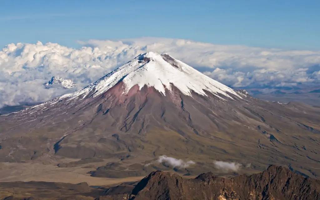 L’Allée des Volcans et le Cotopaxi