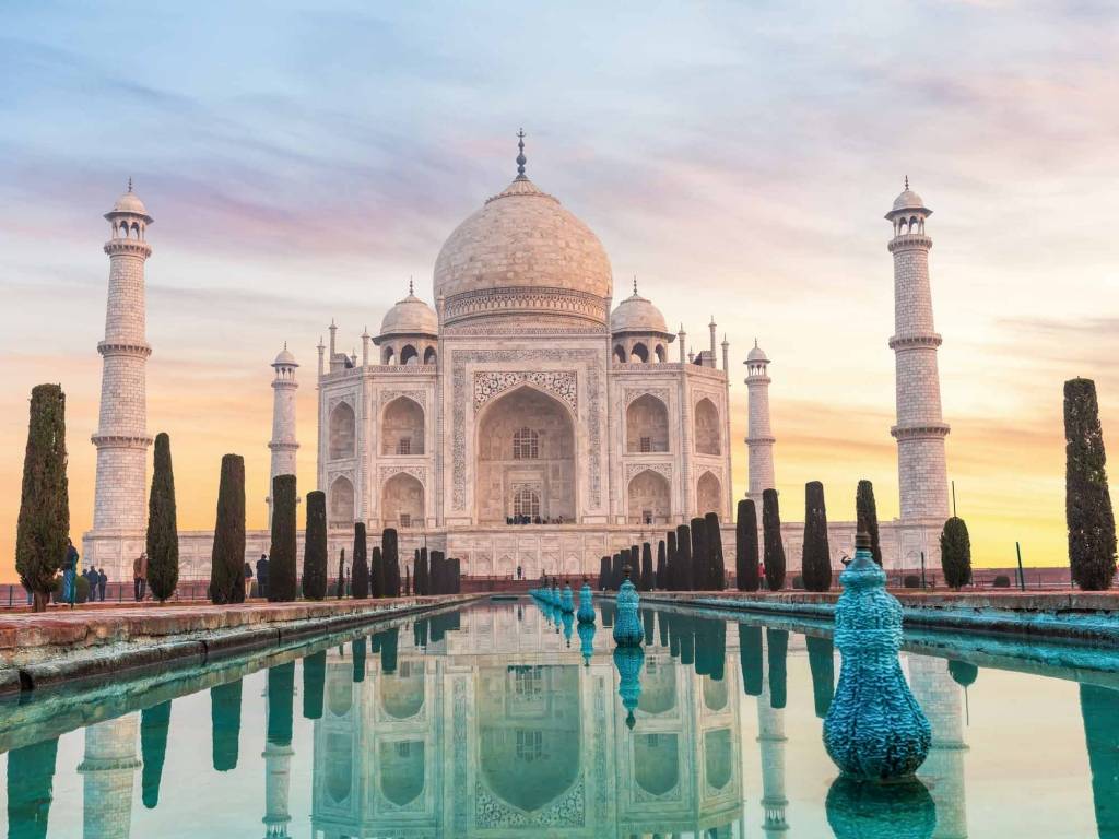 Le Taj MaHal, splendeur de marbre blanc