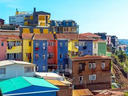 La jolie ville colorée de Valparaiso 