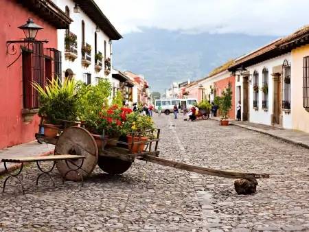 Antigua et ses rues colorées