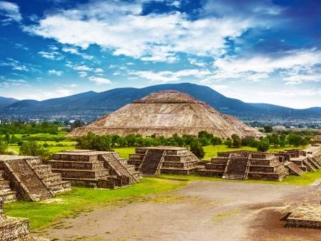 Majestueuse cité de Teotihuacan