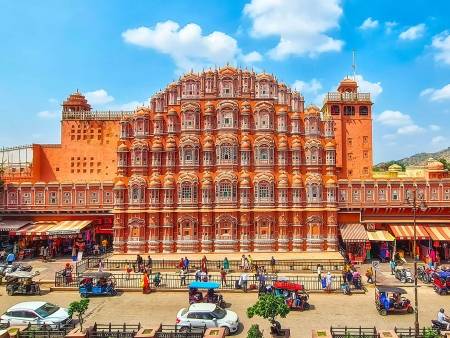 Jaipur : Hawa Mahal, Fort d’Amber et City Palace
