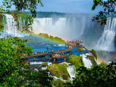 Les chutes d’Iguazu côté brésilien